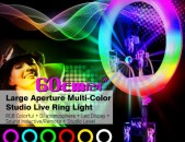 24" Selfie Ring Light Selfii luis Makeupi Luis TikTok YouTube meykup make up RGB