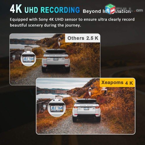 4K Sony Mirror Cam, Haeli Video Registrator, Zadni Kamera, Avtoi kamera, Parking