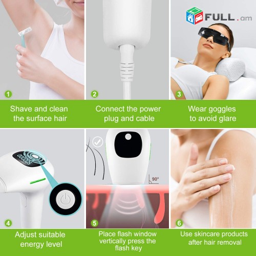 Epiliator Mazaheracman Lazer IPL Laser Hair Removal Lazerayin Epilyator Elos Epilyatr