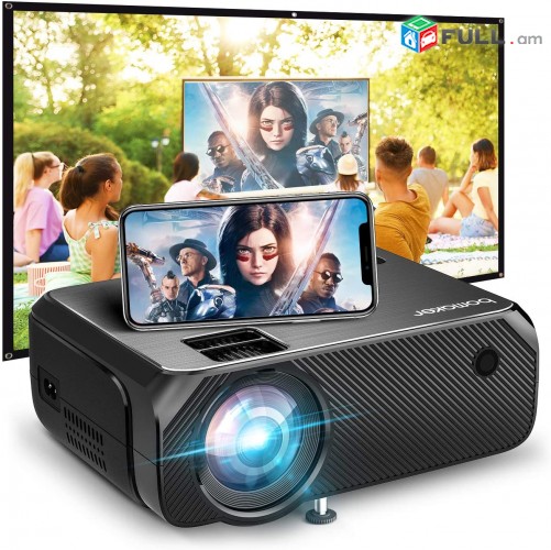 WiFi Projector Proektor Praektr Praektor 4000Lum LED պրոյեկտր Проектор iOS Android