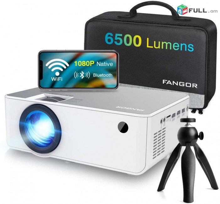LED WiFi Video Projector Praektr Proektor FULL HD VideoProjector Proektor iOS Android