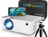 LED WiFi Video Projector Praektr Proektor FULL HD VideoProjector Proektor iOS Android