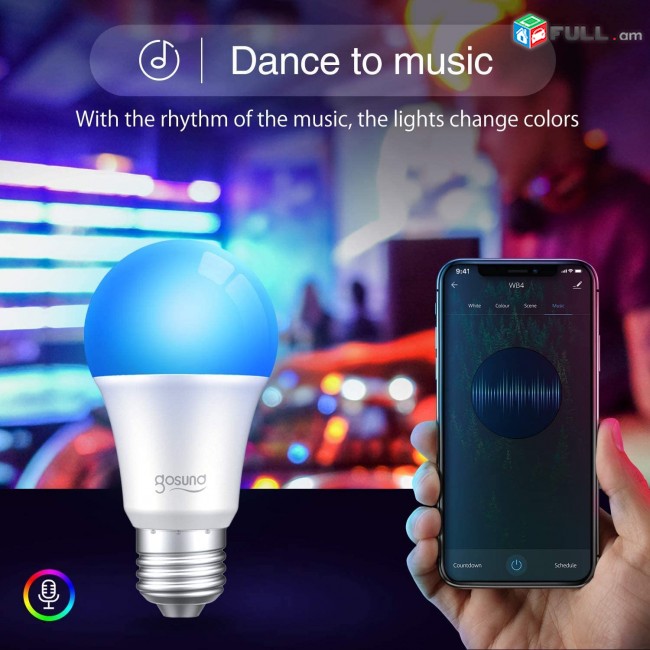 4 hat. Smart WiFi Light .smart luyser,lampushka