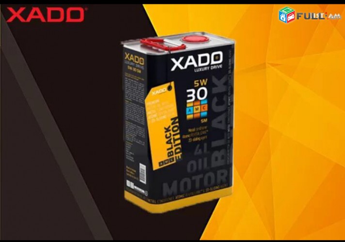 Պրեմիում դասի նոր սինթետիկ յուղ xado lx amc black edition 5w-30sm / cf