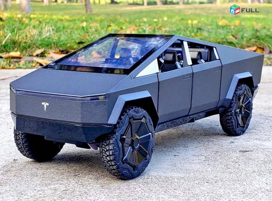 Կոլեկցիոն մետաղական մեքենա Tesla Cybertruck 1/24 , тесла տեսլա խաղալիք