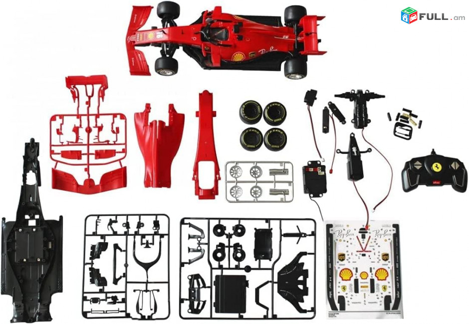Հեռակառավարվող պուլտով կոնստրուկտոր Ferrari, 1/16  լիցենզիոն