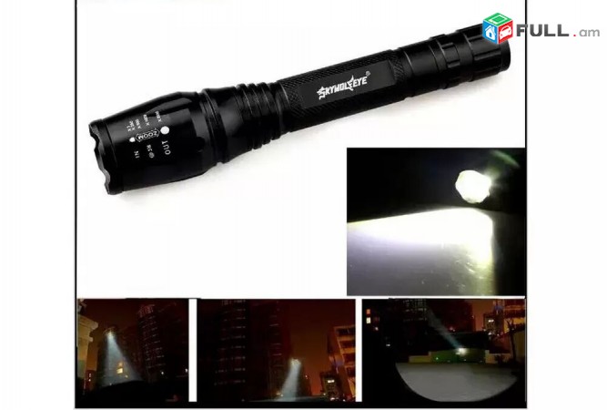 2019 Model, 2x18650 Battery, 8000 Lumen Sev LED Lapter Cree XM-L T6