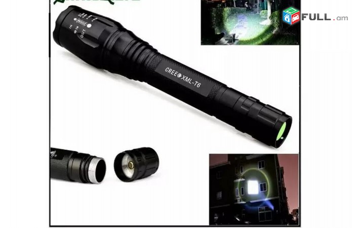 2019 Model, 2x18650 Battery, 8000 Lumen Sev LED Lapter Cree XM-L T6