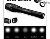 2019 Model, 2x18650 Battery, 8000 Lumen Sev LED Lapter Cree XM-L T6