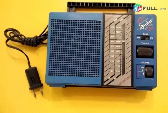 Radio Priyomnik Sintar RP-215, MW (187-570), LW (1052-2000) Aliqnerov