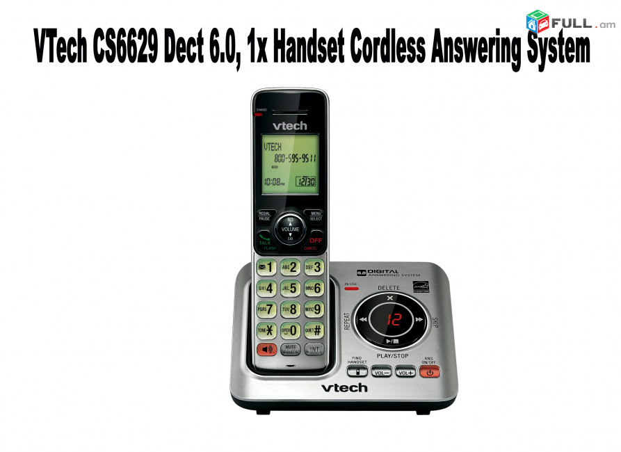 Հեռախոս Phone VTech CS6629 Dect 6.0, 1x Handset Cordless Answering System