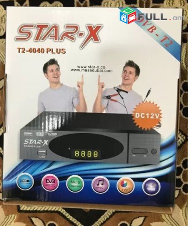 Arajarkum em star - x t 2 - 4040 plus sarqer herustacuyci hamar dvb- t2 shat lav