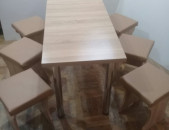 Խոհանոցային սեղան + 6_ աթոռ