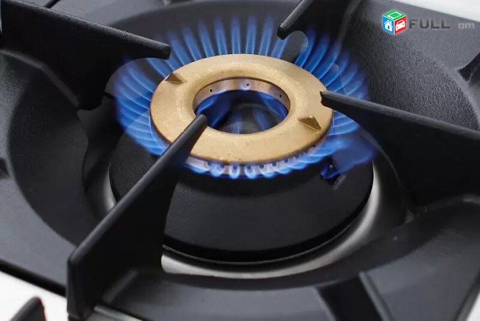 Պրոֆեսիոնալ գազօջախ 4 կոնֆորանի, gaz, gazi plita, gazojax