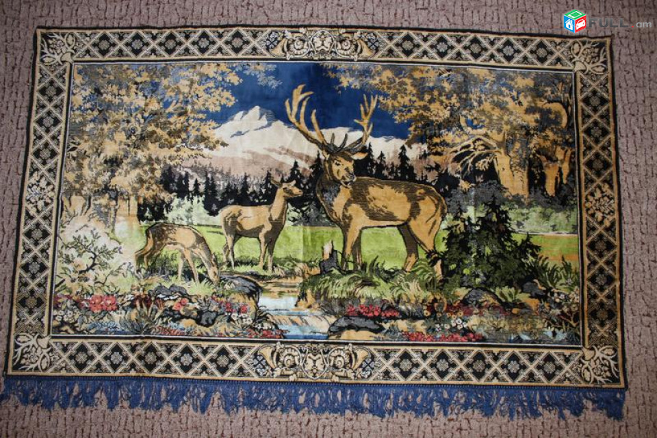 Խալի Գոբելեն 60 թ Vintage Rug USSR 60s