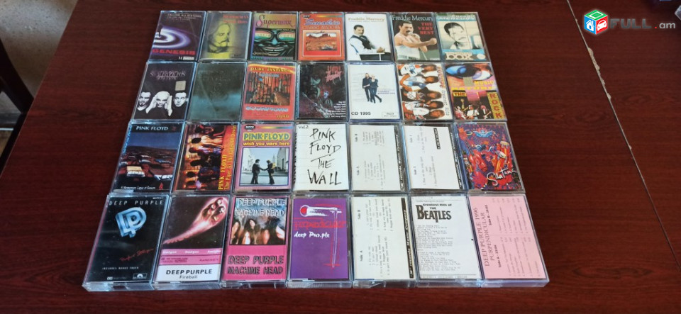 Աուդիո կասետներ մեծ տեսականի audio cassette аудио кассеты