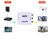 VGA to RCA converter adapter переходник новый конвертер