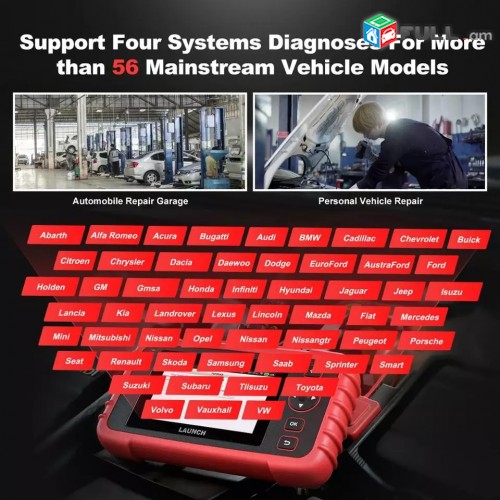 LAUNCH X431 CRP129X OBD ll professional diagnostika sensor ekran android shat arag ashxatox tarmacumner@ anvchar ansahmanapakumov wi-fi