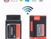 Obd2 elm327 meqenayi diagnostikayi sarq 1.5v wifi pic chipov cragir@ anvchar 2025t.