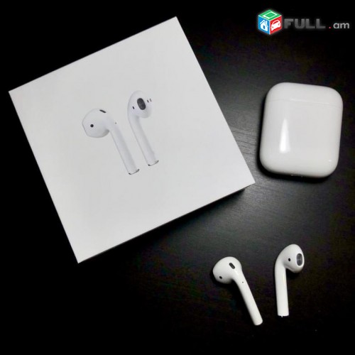 Airpods/airpods 2 LUXE COPY/Apple լոգոտիպ/Լյուքս դասի բարձր որակ