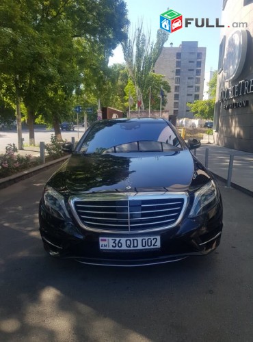 Ավտովարձույթ Mercedes-Benz S 221, S 222 Maybach-sev ev spitak, Bentley-Continental