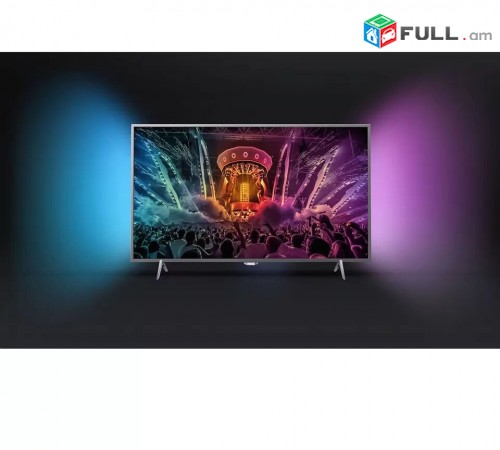 4K Philips 55pus6401 Smart TV 140sm. Հեռուստացույցների մեծ տեսականի