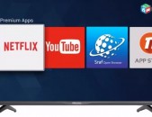 4K Smart TV 109sm. Hisense. Wi-Fi. DVB-T2. Հեռուստացույցների մեծ տեսականի մատչել