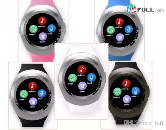 Nor Y1 smart watch smart wotch klor dizaynov xelaci jam heraxos