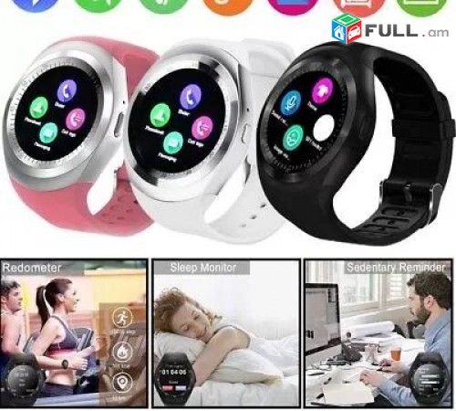 Nor Y1 smart watch smart wotch klor dizaynov xelaci jam heraxos