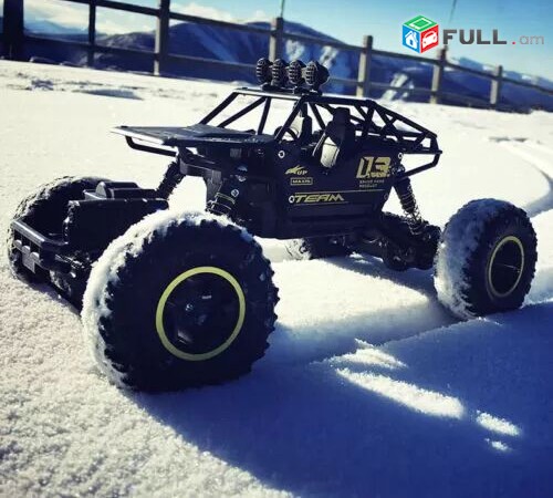 Nor Vorakyal metalik rc car pultov meqena Crawler 1: 16 chapi