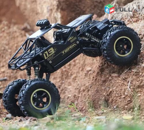 Nor Vorakyal metalik rc car pultov meqena Crawler 1: 16 chapi