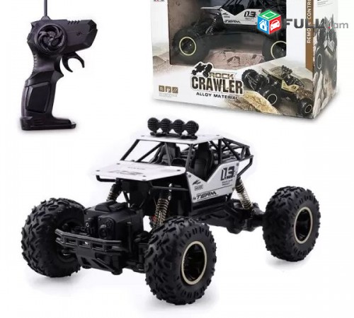 Nor Vorakyal metalik rc car pultov meqena Crawler 1: 16 chapi