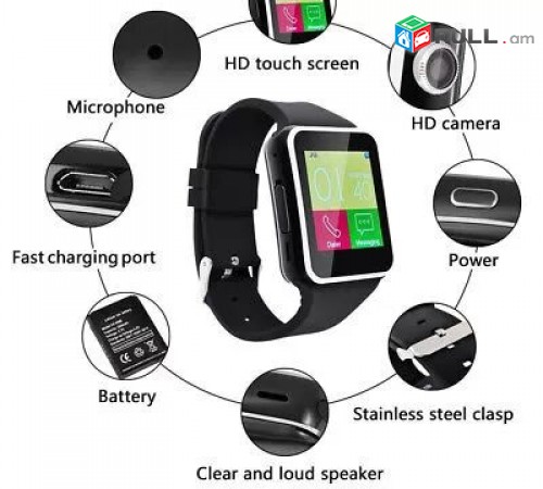 New mega functions X6 smart watch jamacuyc. beautiful cmart. smart wotch