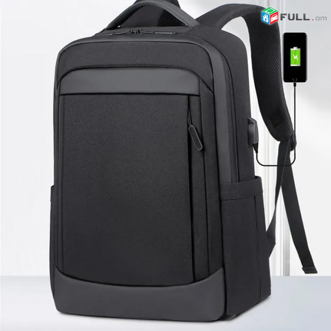 Նոութբուքի ՍՄԱՐԹ պայուսակ Ջրակայուն USB, Notebook Backpack 17 inch, smart laptop bag