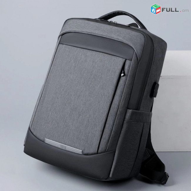 Նոութբուքի ՍՄԱՐԹ պայուսակ Ջրակայուն USB, Notebook Backpack 17 inch, smart laptop bag