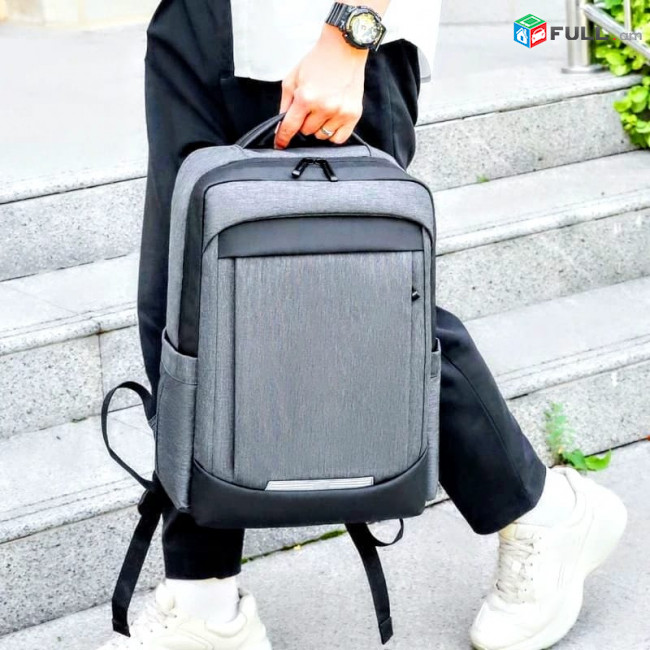 Նոութբուքի ՍՄԱՐԹ պայուսակ Ջրակայուն USB, Notebook Backpack 17 inch, smart laptop bag