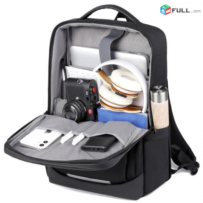 Նոութբուքի ՍՄԱՐԹ պայուսակ Ջրակայուն USB, Notebook Backpack 17 inch, smart laptop bag