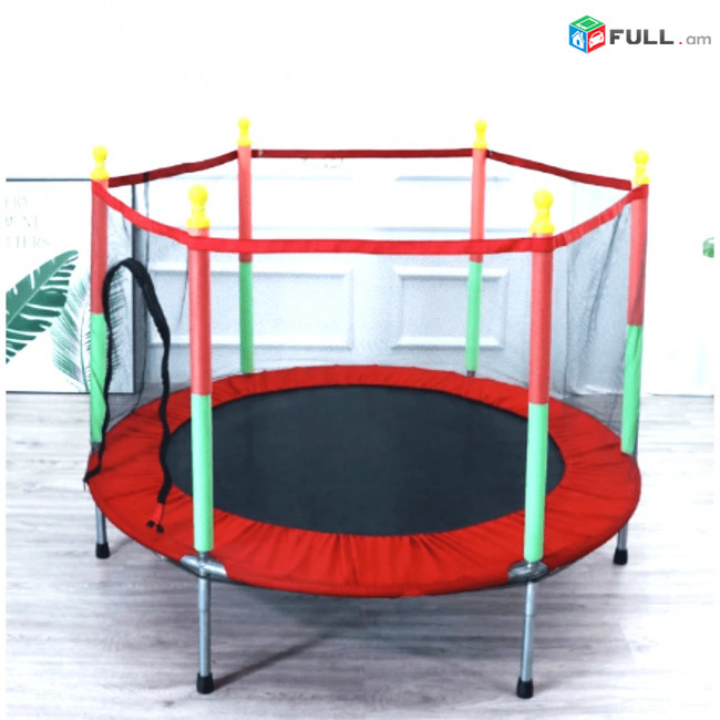 Մանկական բատուտ 140x122cm, детский батут трамплин Indoor Home Childrens Net Trampoline Bed Baby Jump Jumper