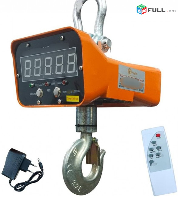 Էլեկտրական Կռան կշեռք ունենք 1,3,5 և 10 տոննա կռանի կշերք, крановые весы, crane scale, կռանով կռունկ