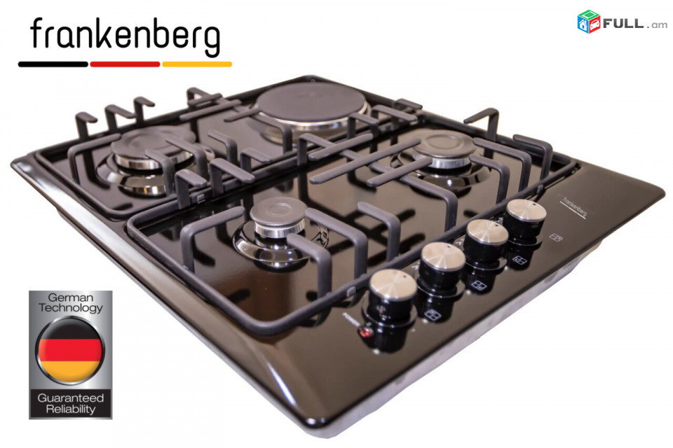 Frankenberg FRG5055BL -ներկառուցվող գազօջախ, nerkarucvox gazojax, գազօջախ. Gazojax
