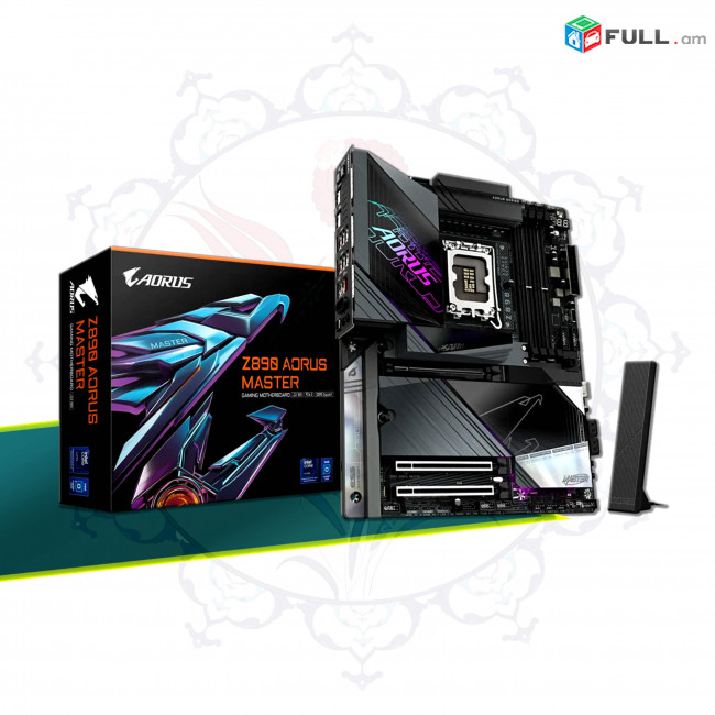 Gigabyte Z890 Aorus Master Ai TOP սերիա - LGA1851 Socket Gaming Content Pro Motherboard