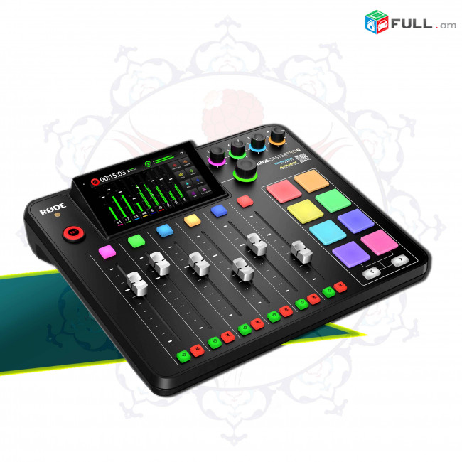 Rode RODECaster Pro 2 Podcast Live Stream Production Studio Mixer Controller