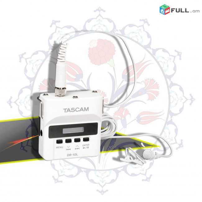 Tascam DR-10L Lavalier Mic Recorder - broshka mikrafon - ձայնագրիչ