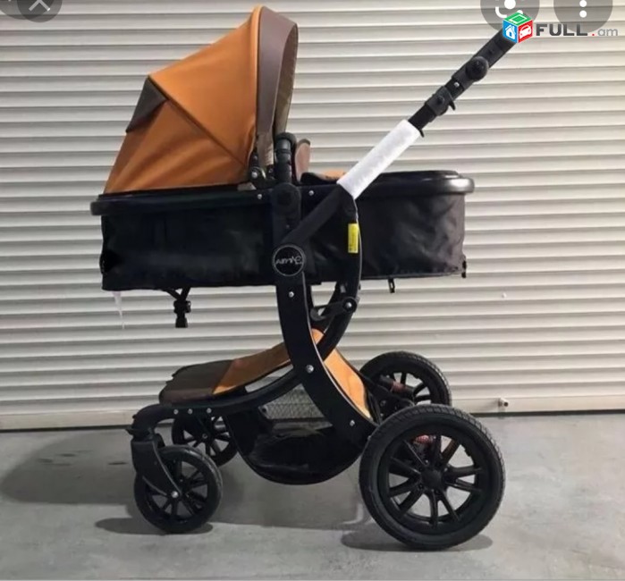 Коляска Aimile экокожа трансформер 2 в 1, մանկասայլակ, baby stroller