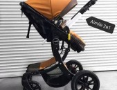 Коляска Aimile экокожа трансформер 2 в 1, մանկասայլակ, baby stroller