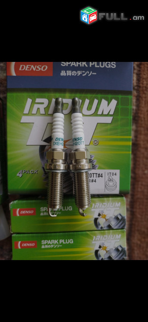 Կայծամոմիկ (Свеча) օրիգինալ DENSO iridium TT (Made in Japan), MASUMA iridium, NGK, կոճեր,մուշտուկներ Nissan Tida, Teana J31,32,Blubird, Note, Forte, 