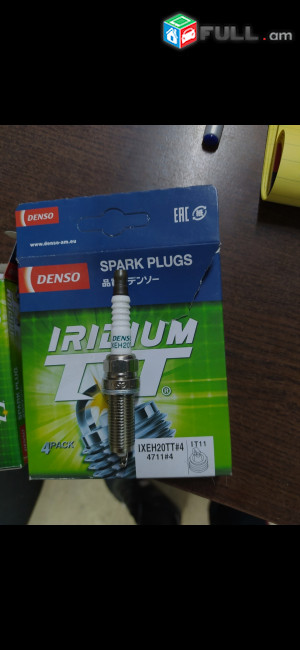 Կայծամոմիկ (Свеча) օրիգինալ DENSO iridium TT (Made in Japan), MASUMA iridium, NGK, կոճեր,մուշտուկներ Nissan Tida, Teana J31,32,Blubird, Note, Forte, 