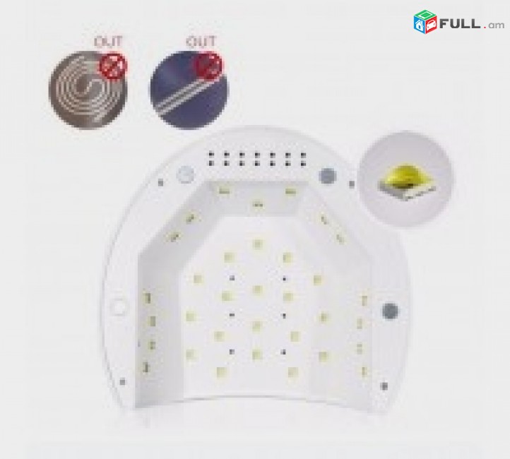 Լամպ գել լաքի և շելակի Sun 2 (48 Վտ / LED + ՈՒՄ) համար