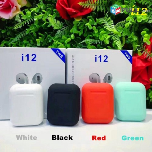 Անլար ականջակալ AirPods i12 airpodser, anlar akanjakalner