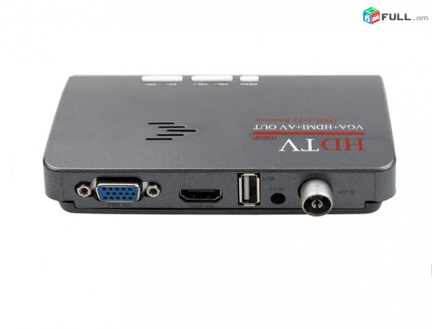 DVB-T2 TV Box, Tuner For VGA Monitors and HDMI, AV TV